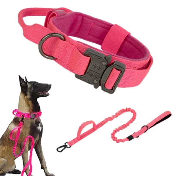 Durable Tactical Dog Collar Leash Set - Image 13