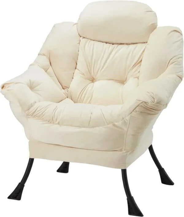 Modern Lounge Accent Chair with Armrests - Image 7