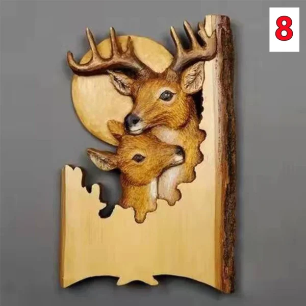 Animal Carving Handcraft Sculpture Wood - Image 15