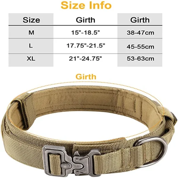 Durable Tactical Dog Collar Leash Set - Image 28