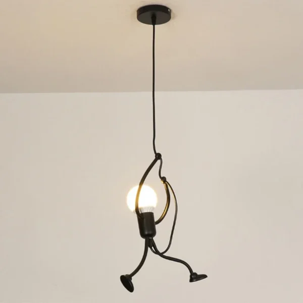 Vintage Iron Little Man LED Ceiling Lamp