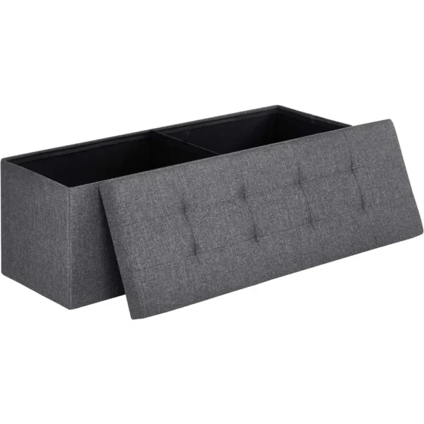 43" Folding Storage Ottoman - Image 6