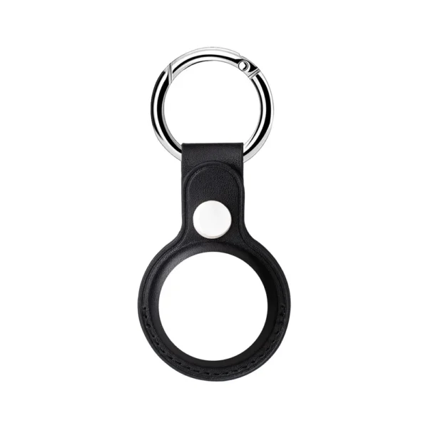 Air-tags Case Leather Keychain Protective For Air-tag Tracker Locator Device - Image 10