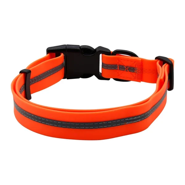 Dog Collar Waterproof Pet, Anti-Odor Durable Adjustable Polyester Soft with Reflective Stripe - Image 2