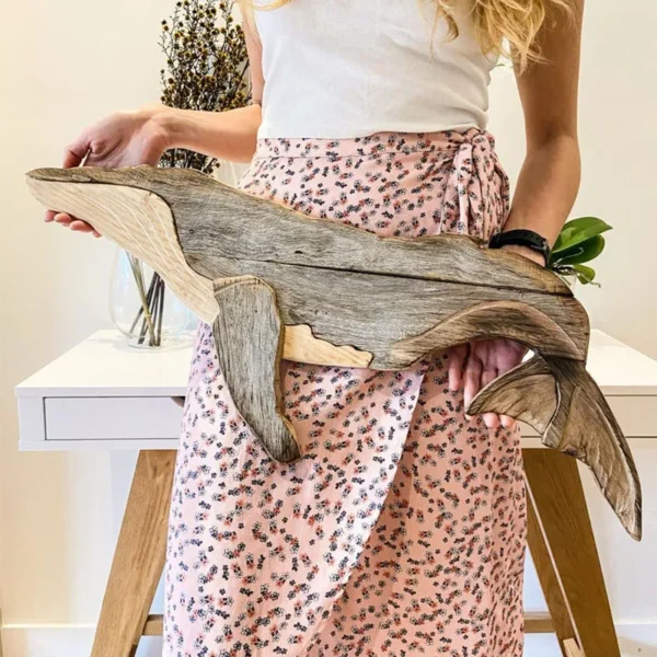 Wooden Sea Fish Home Décor - Image 3