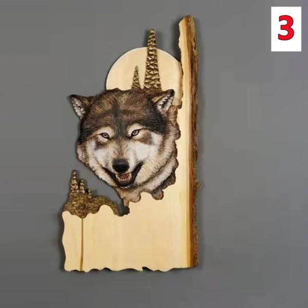 Animal Carving Handcraft Sculpture Wood - Image 8