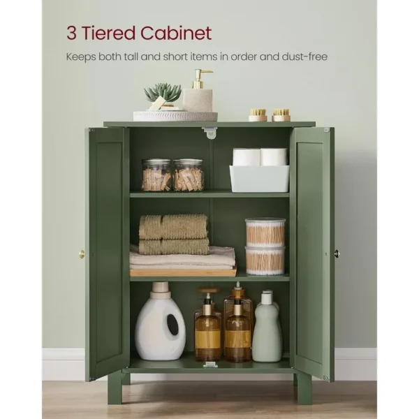 Cabinet Storage Unit with 2 Adjustable Shelves - Image 11