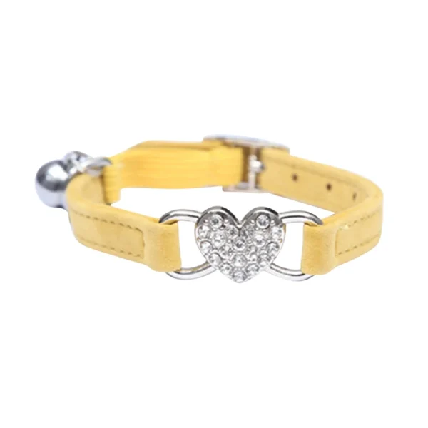 Heart Charm And Bell Cat Collar - Image 4