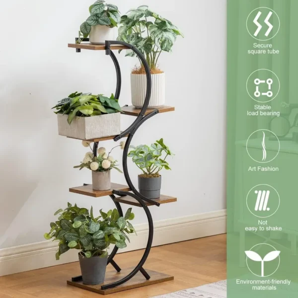 Plant Stand Indoor 6-Tier wrought iron - Image 5