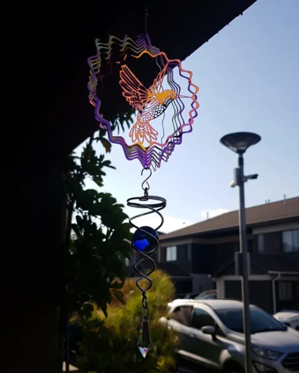 3D Hummingbird Wind Chimes Crystal Sun Catcher - Image 10