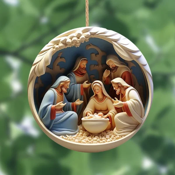 Cross-border 3D effect Christmas Nativity - Image 7