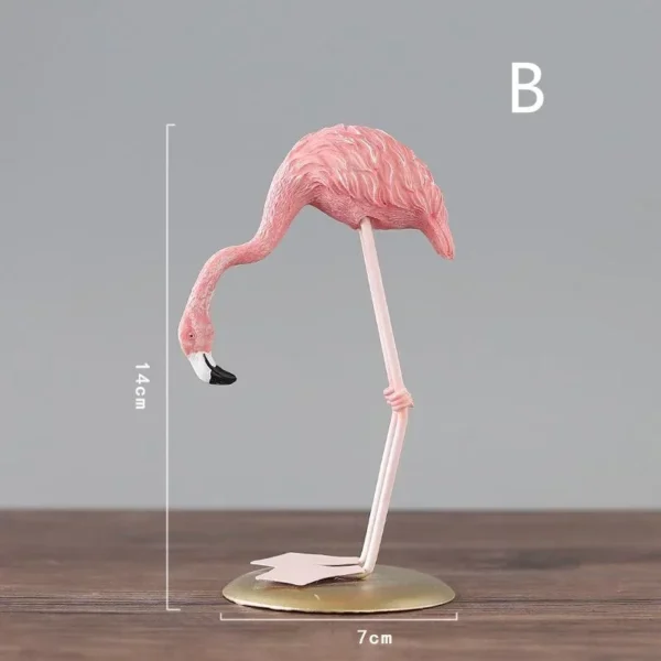 Creative Pink Resin Flamingo - Image 7