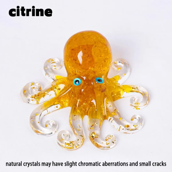 1PC Natural Crystal Gravel Octopus - Image 9