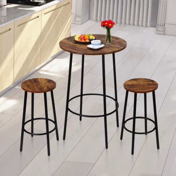 US 3 Piece Pub Dining Set - Image 4