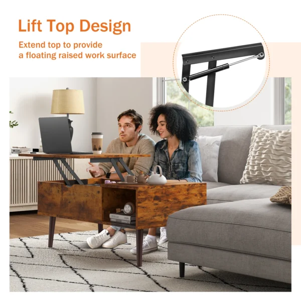 Lift Top Coffee Table - Image 6