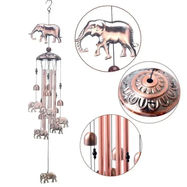 Metal Wind Chimes Retro Iron - Image 5