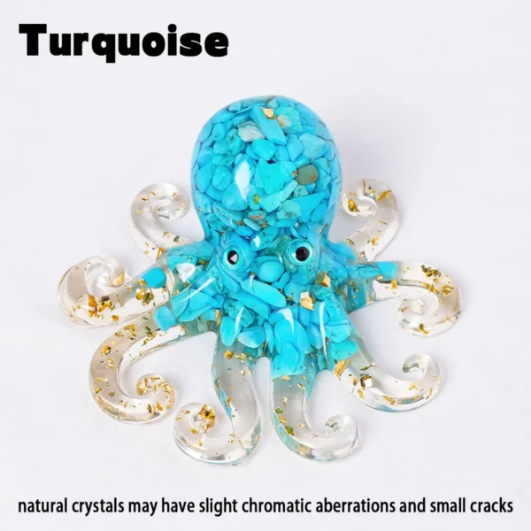 1PC Natural Crystal Gravel Octopus - Image 5