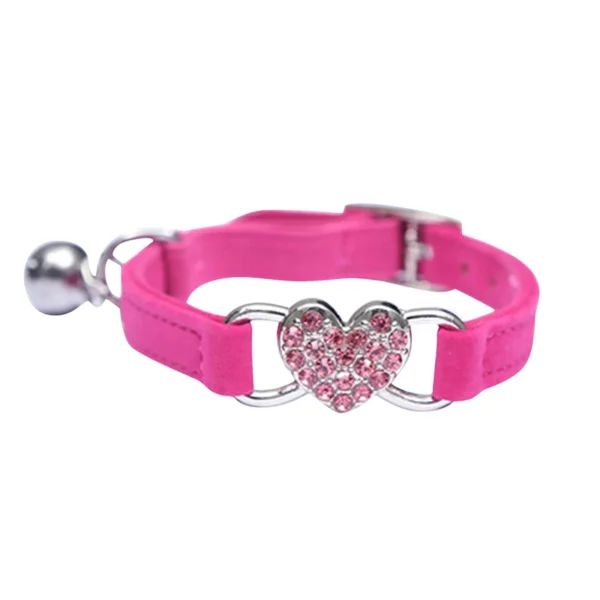 Heart Charm And Bell Cat Collar - Image 10