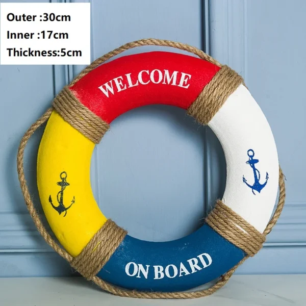 1pc Nautical Style Foam life buoy, Home Décor - Image 16