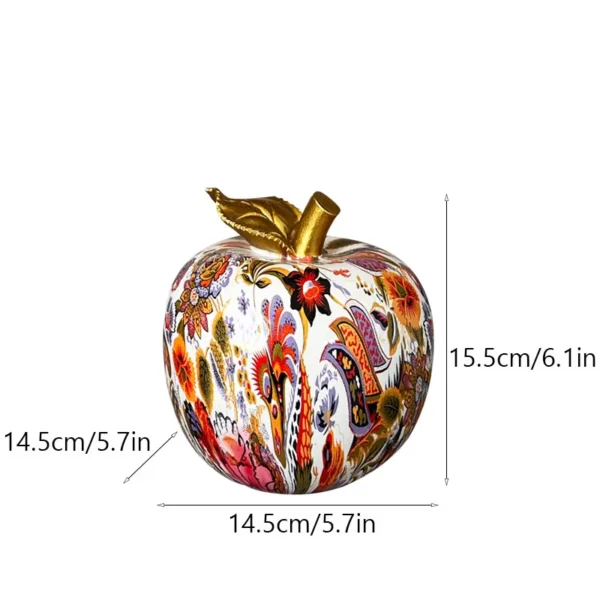 Decorative Resin Figure Apple - Image 6