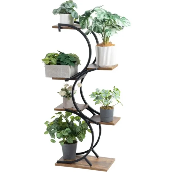 Plant Stand Indoor 6-Tier wrought iron - Image 2