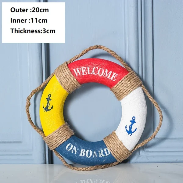 1pc Nautical Style Foam life buoy, Home Décor - Image 15