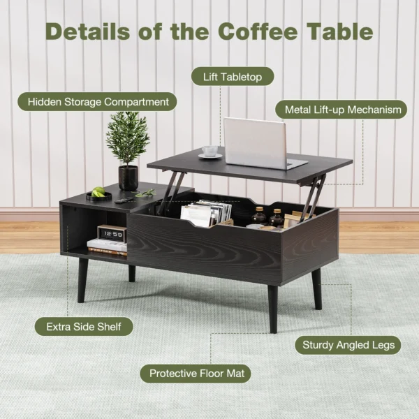 Lift Top Coffee Table - Image 15