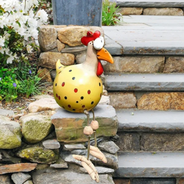 Decorative Chicken Statue - Image 2