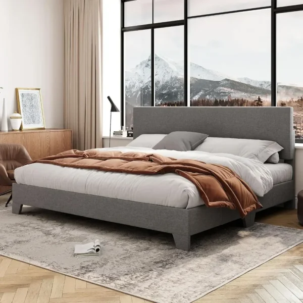 King Size Platform Bed Frame - Image 2