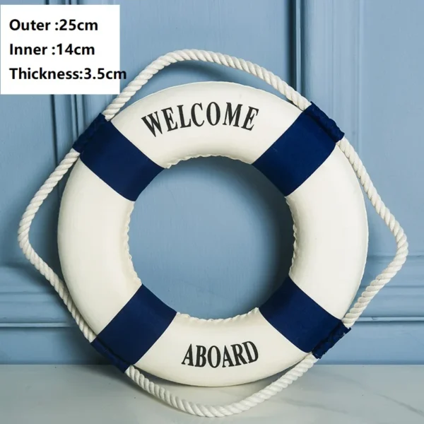 1pc Nautical Style Foam life buoy, Home Décor - Image 11