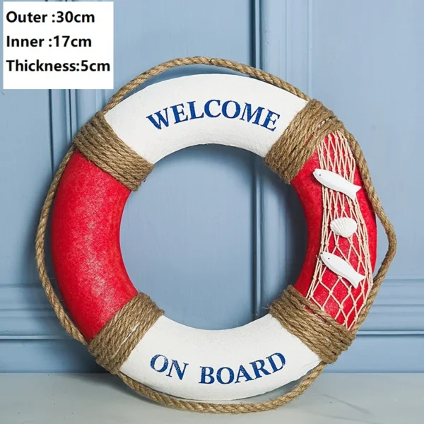 1pc Nautical Style Foam life buoy, Home Décor - Image 8