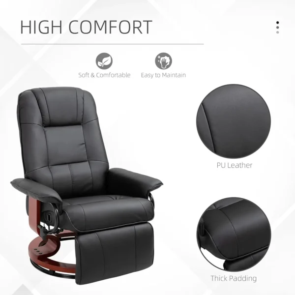 Adjustable Swivel Lounge Chair with Footrest - Image 6