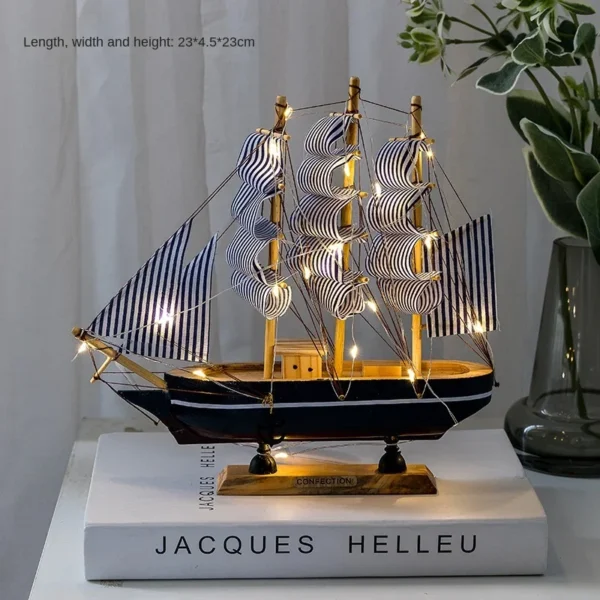 Wooden Sailboat Model - Image 19