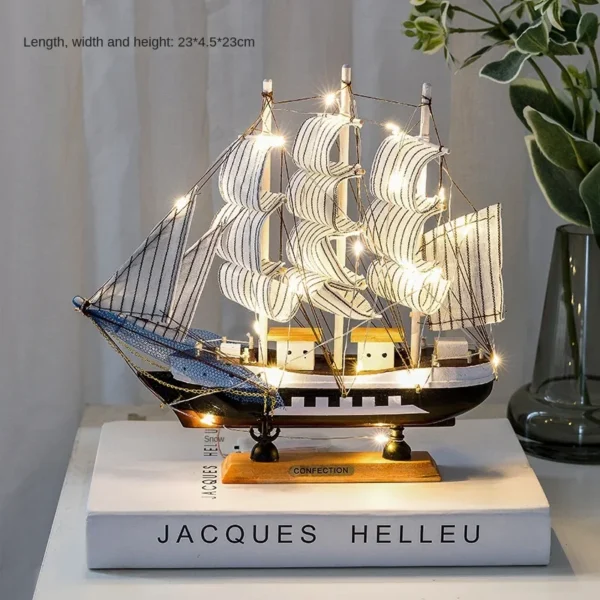 Wooden Sailboat Model - Image 24