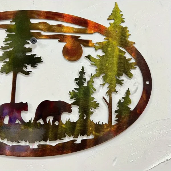 Metal Art Wall Decoration Deer or Bear - Image 6