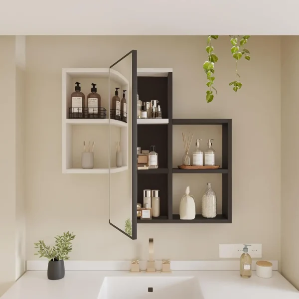 Modern Medicine Cabinet with Mirror