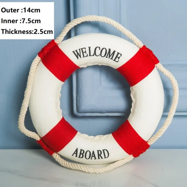 1pc Nautical Style Foam life buoy, Home Décor - Image 14