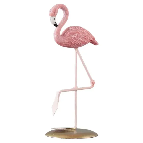 Creative Pink Resin Flamingo - Image 4