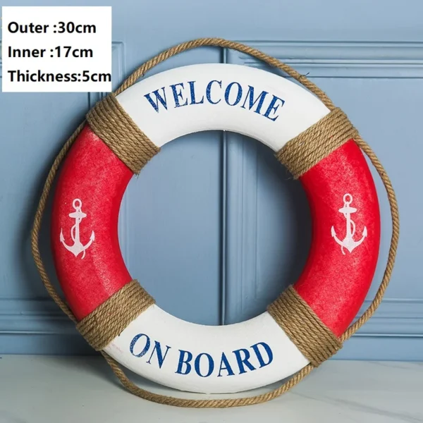 1pc Nautical Style Foam life buoy, Home Décor - Image 10