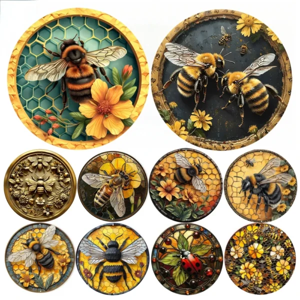 Bee & Honeycomb Decorative Sings