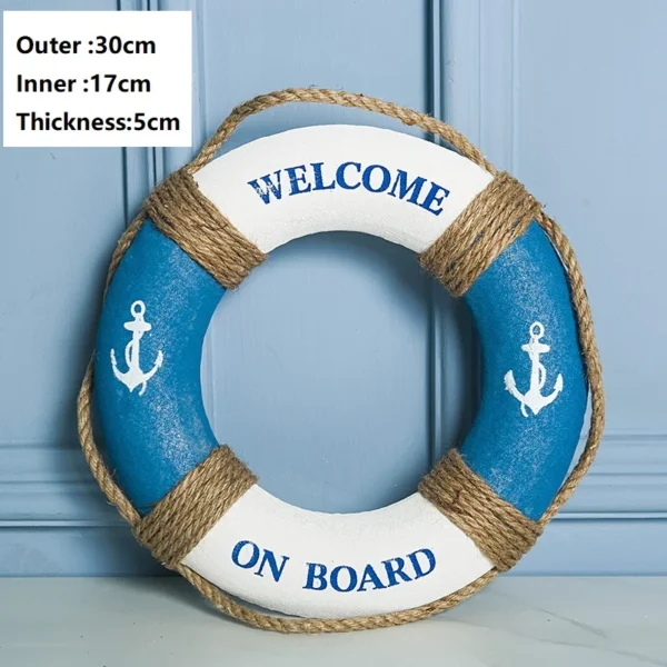 1pc Nautical Style Foam life buoy, Home Décor - Image 9