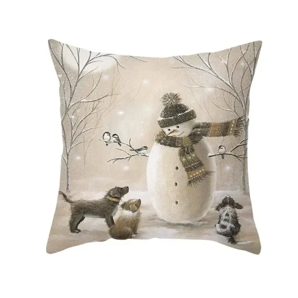 Christmas Cushion Cover Pillowcase - Image 41