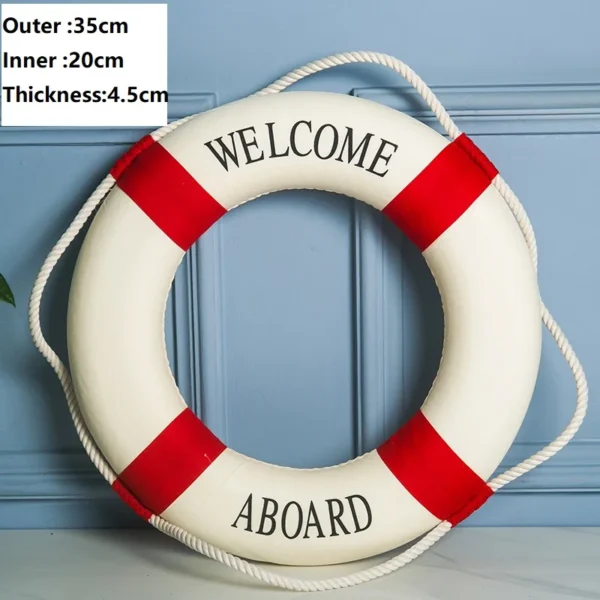 1pc Nautical Style Foam life buoy, Home Décor - Image 18