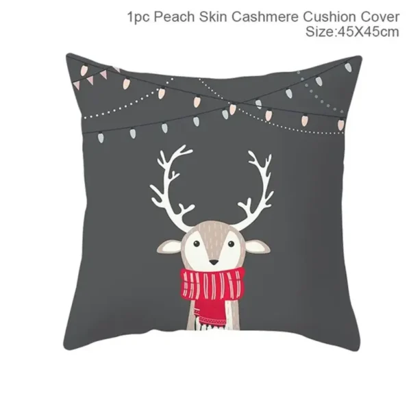 Christmas Cushion Cover Pillowcase - Image 35