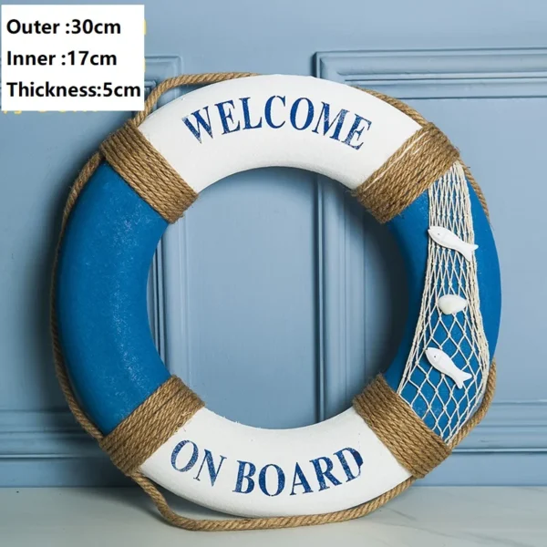 1pc Nautical Style Foam life buoy, Home Décor - Image 7