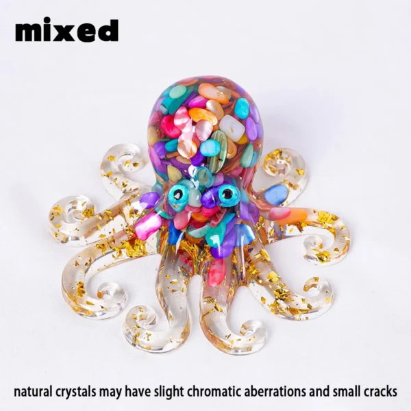 1PC Natural Crystal Gravel Octopus - Image 12