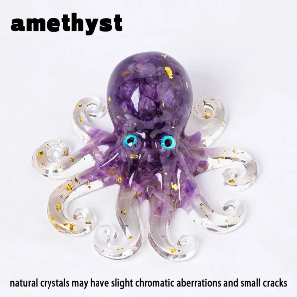 1PC Natural Crystal Gravel Octopus - Image 8