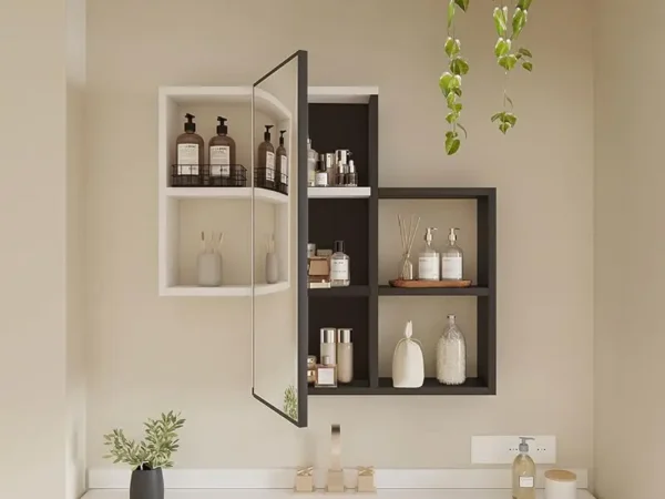 Modern Medicine Cabinet with Mirror - Image 11