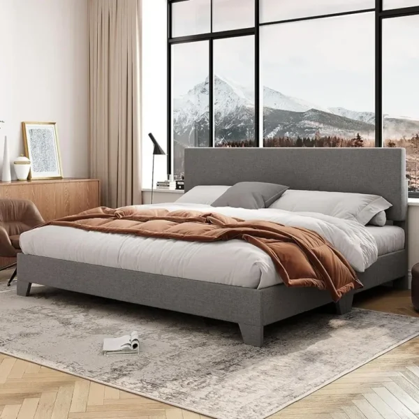 King Size Platform Bed Frame