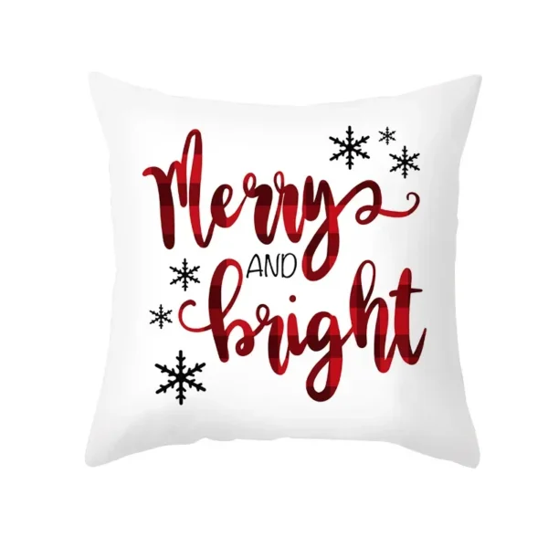 Christmas Cushion Cover Pillowcase - Image 47